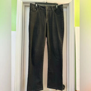 Bandolino Bedazzled Back Pockets Black Jeans